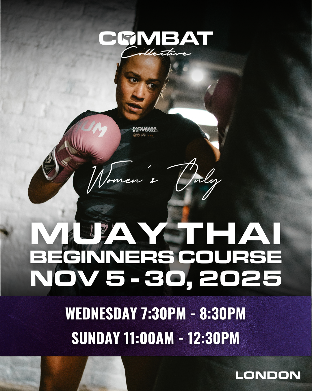 4-Week Muay Thai Beginners Course ( Nov 5 - 30 )